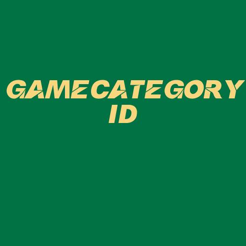 Logo da GAMECATEGORYID